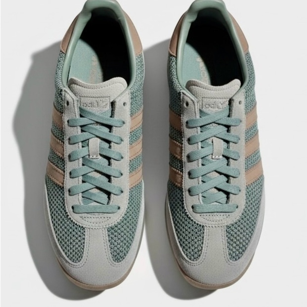 Adidas SL 72 OG Retro Green & Grey Mesh Sneakers - Unisex